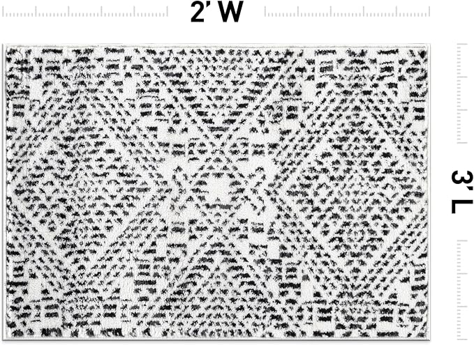 Rugshop Boho Cream Tribal Area Rug 2x3 – Modern Indoor Carpet - Image 2