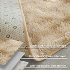 Andency 8x10 Area Rugs for Living Room, Upgrade Non-Slip Fluffy Soft Large Shag - Image 5