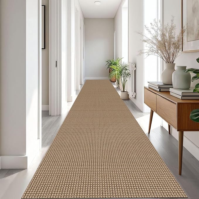 IOHOUZE Washable Exrea Long Hallway Runner Rug 3x18 Non Slip Rubber Backed - Image 8