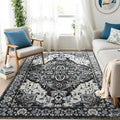 Beglad Area Rugs 4x6 for Living Room, Washable Vintage Rugs -Low Pile Soft by Beglad