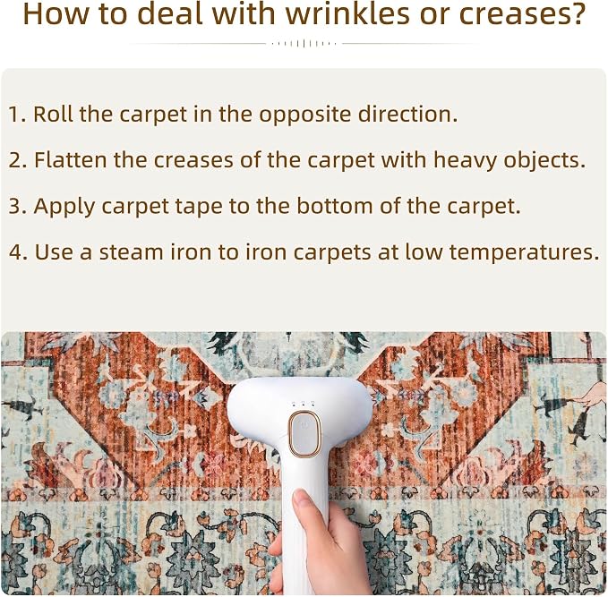 YJ.GWL Area Rugs for Living Room 4x6 Machine Washable Rugs for Bedroom - Image 10