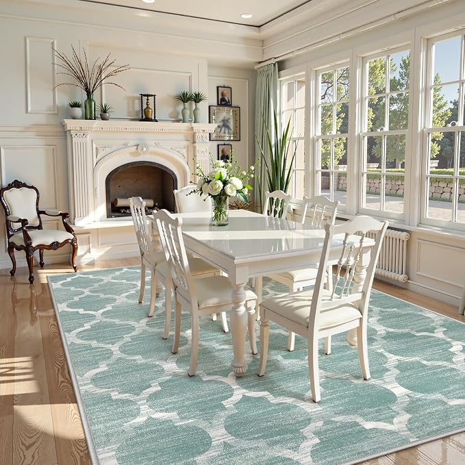 Lahome Moroccan Area Rugs 8x10 Sage Green Rugs - Image 3