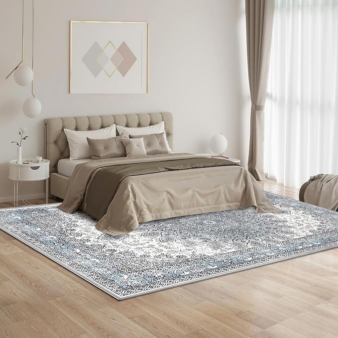 5’x7’ Area Rugs for Living Room Non Slip Washable Low Pile Area Rugs for - Image 8