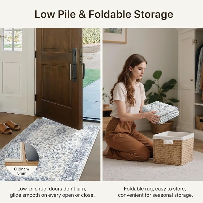 Bavni Washable Entry Rug 2x3, Non Slip Door Mat - Image 6