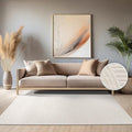 Paco Home Modern Area Rug with Raised Curved Line Pattern – Minimalist Design by PacoHome