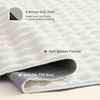 Bedsure 6x9 Fluffy Area Rugs for Living Room, Machine Washable Rugs, Non-Slip - Image 4
