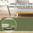 Braided Runner Rug 2x12 Ft Washable Runners - Image 2