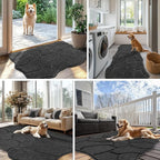 Large Dog Door Mat for Muddy Paws, 35x59 Absorbent Dirt Trapper Long Door Mat - Image 5