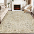 SERISSA Washable Rugs 8x10 Area Rugs, Large Non-Slip Boho Living Room Rug by SERISSAHomeDecorCollection