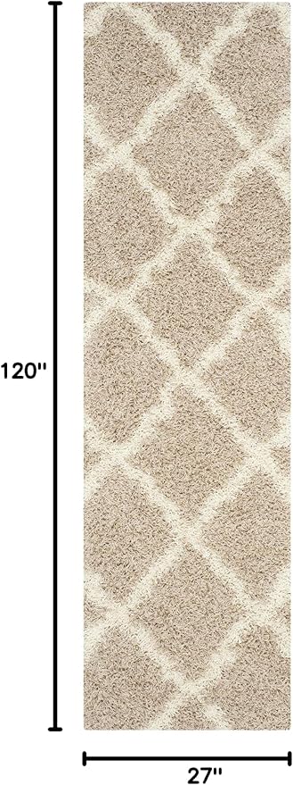 SAFAVIEH Dallas Shag Collection Runner Rug - Image 2