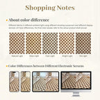 LIVEBOX 8x10 Area Rugs for Living Room, Checkered Non-Slip Washable Rugs - Image 5