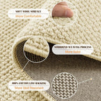 Shilucheng Wool Rug 9x12 Non-Slip, Blend 80% Wool and 20% Cotton Rugs - Image 5