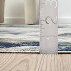 Abani Regal Blue Area Rug for Living Room, Bedroom - Image 7