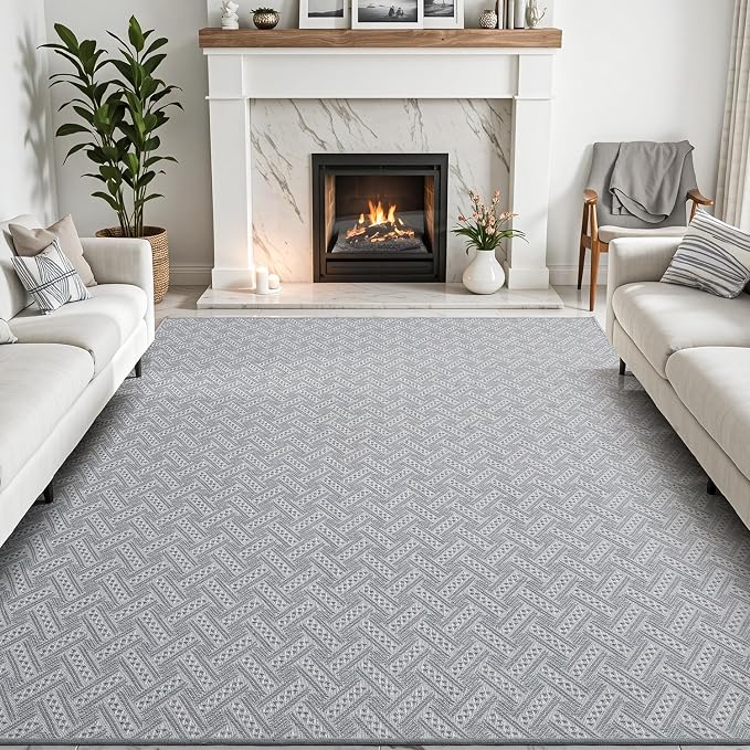 LUMI Washable Area Rug 5x8 for Living Room, Ultra Soft Modern Neutral Rugs - Image 8