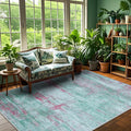 5x7 Abstract Area Rugs for Living Room, Modern Washable Indoor Rug for Bedroom by FLYRUGGO