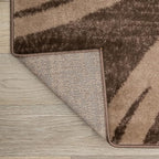 Rugshop Modern Wavy Circles Design Accent Rug, Fade-Resistant Carpet - Image 6