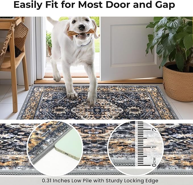 KOZYFLY Runners for Hallways 2x7 Ft Washable Kitchen Runner Rug Boho Runner Rug - Image 6