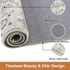 COMSLE Area Rug 4x6 Faux Wool Rugs - Image 2