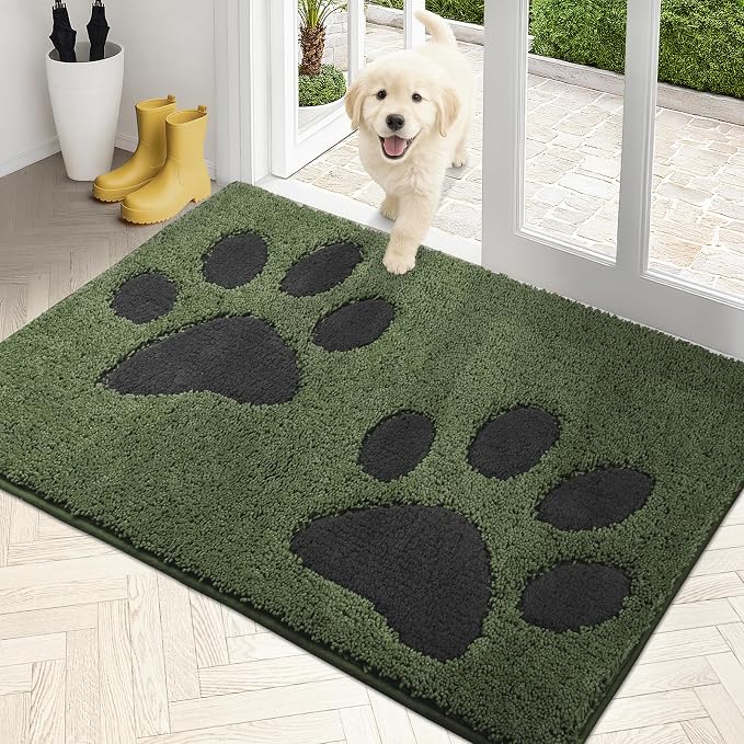 PURRUGS Dirt Trapping Door Mat 32" x 47", Non-Skid/Slip Machine Washable by PURRUGS