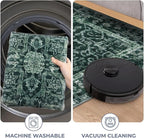 KOZYFLY Long Runners for Hallways 3x10 Ft Washable Kitchen Rug Faux Wool - Image 5