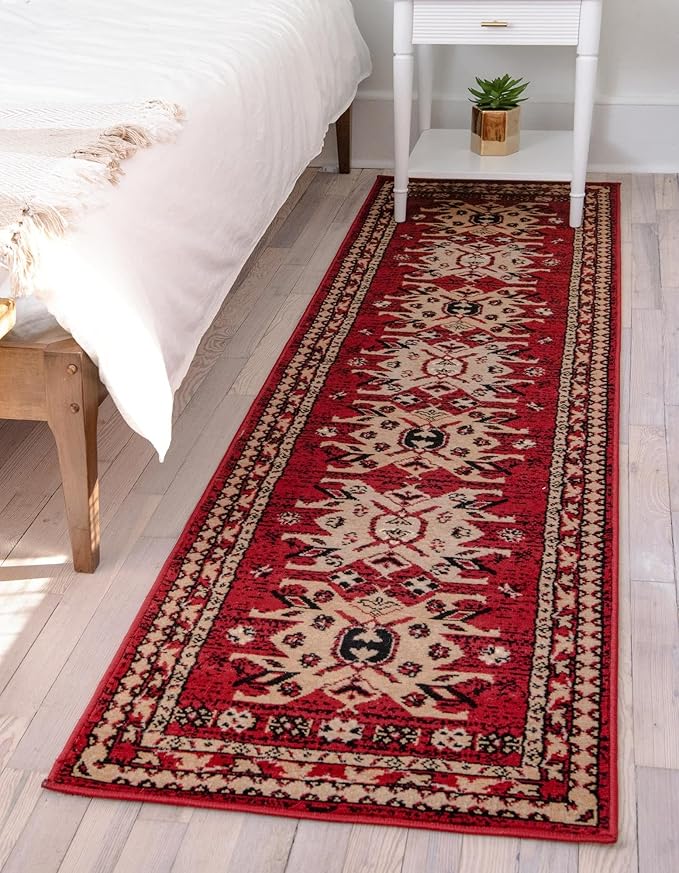Unique Loom Taftan Collection Border Geometric Tribal Inspired Design Area Rug by UniqueLoom