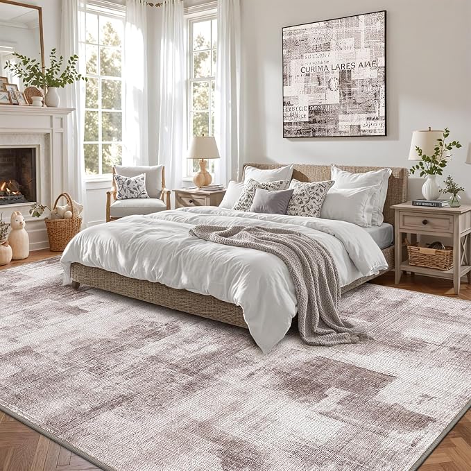 LUMI 4x6 Washable Low-Pile Area Rug - Image 4