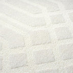 Abani Cozy Cream Area Rug for Living Room, Bedroom - Image 9