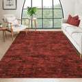 RUGSREAL Washable Rug 10x13 for Living Room Modern Abstract Area Rug Non-Slip by RUGSREAL