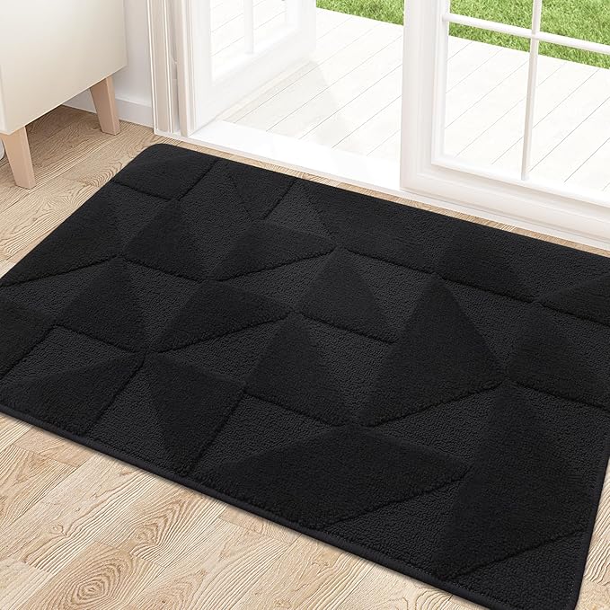 OLANLY Door Mats Indoor, Dirt Resist, Entrance Washable Mat, Low-Profile Inside by OLANLY