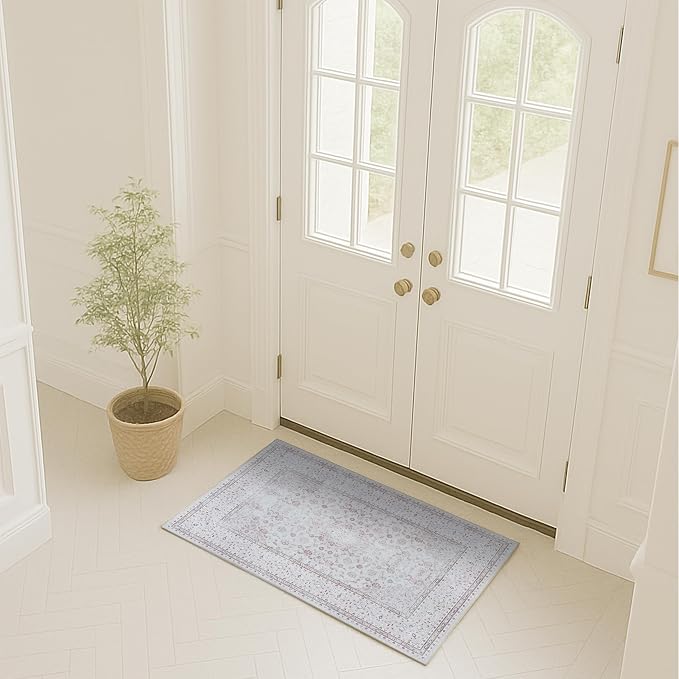 Fame Rugs Turkish Rug. Washable Vintage Oriental Antique Inspired Traditional by FameRugs