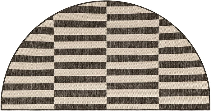 Unique Loom Outdoor Striped Collection Area Rug - Image 3