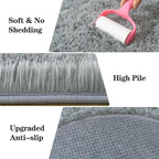 Soft Fluffy Area Rug for Bedroom, Fuzzy Shaggy Oval Throw Rugs for Bedside - Image 6