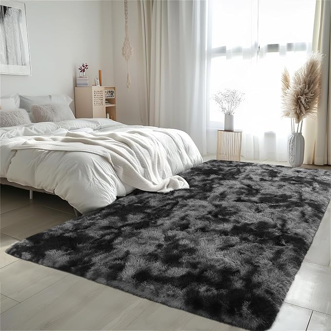 Zentavio Black and Grey Area Rugs - Image 6