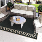 OJIA Easy Jute Area Rug 8x10, Large Outdoor Patio Rugs Washable Rugs - Image 7