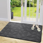 OLANLY Door Mats Indoor, Dirt Resist, Entrance Washable Mat, Low-Profile Inside by OLANLY