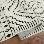 Wonnitar Moroccan Washable Rugs 5x7, Large White Tribal Area Rug - Image 9