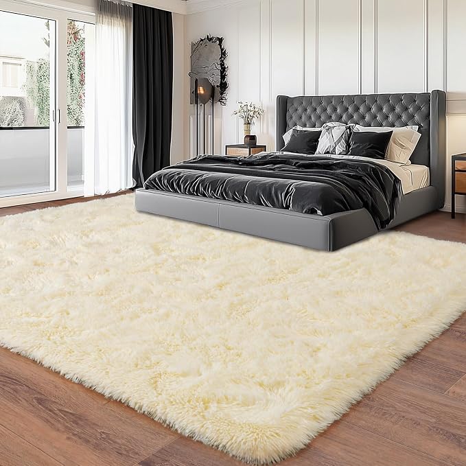 Extra Large Fuzzy Rug Fluffy Rug - Image 4