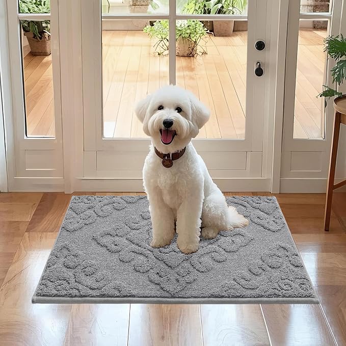 COSY HOMEER Door Mat 20”x32”, Absorbent Dirt Trapper Entryway Rugs, Non-Slip - Image 9