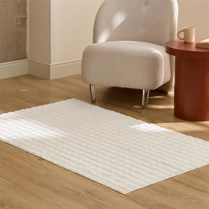 Bedsure 3x5 Fluffy Area Rugs for Living Room, Machine Washable Rugs, Non-Slip - Image 2