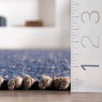 nuLOOM 4x6 Elfriede Jute & Cotton Hand Woven Area Rug, Solid Rustic Farmhouse - Image 2