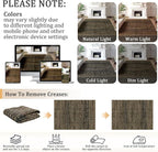 4x6 Machine Washable Area Rug for Living Room, Kids and Pets Friendly for - Image 9