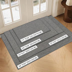 LEKEEPGO Door Mat 36"x59", Non Slip Door Mat Indoor Entrance, Rubber Backing - Image 2