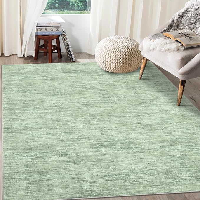 RUGSREAL 8x10 Washable Rug for Living Room Non-Slip Modern Abstract Area Rug - Image 7