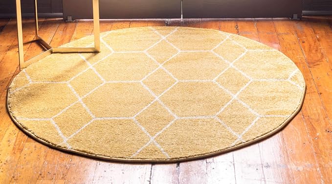 Unique Loom Trellis Frieze Collection Area Rug - Image 4