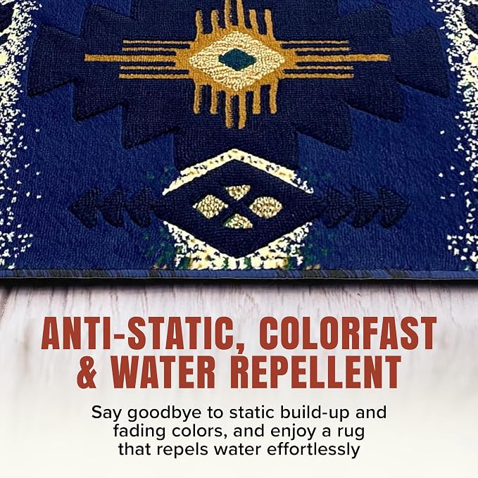 YHSF South West Native American Area Rug C318 - Image 3