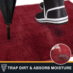PURRUGS Dirt Trapping Door Mat 24" x 59", Non-Slip Machine Washable Entry Rug - Image 5