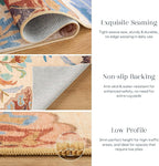 Phantoscope Washable Runner Rug 2'x10' Non-Slip, Vintage Boho Hallway Rugs - Image 4
