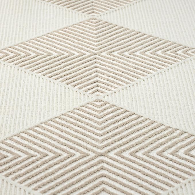 Abani Cream Area Rug for Living Room, Bedroom - Image 8