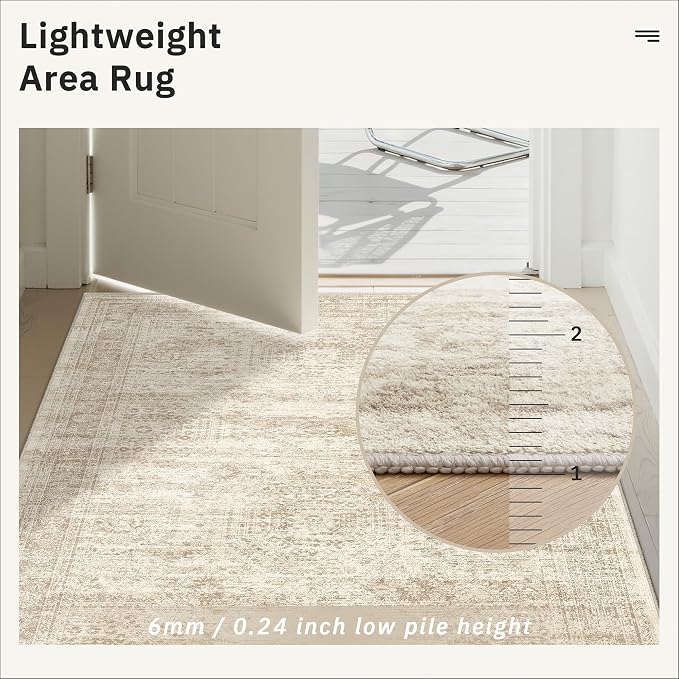 Runner Rug 2'6" x 14' Washable Non-Slip Runner Rugs - Image 8
