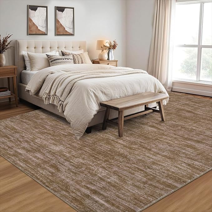 RUGSREAL Living Room Area Rug 10x13 Modern Solid Color Large Bedroom Rug - Image 8